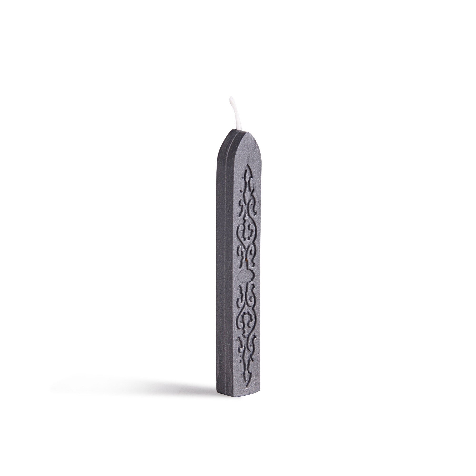 Set 10 batoane ceara sigiliu argintie cu fitil 10mm x 10 mm x90mm